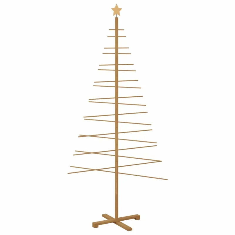 Medinė Kalėdų eglutė s stovu Ruda 210 cm bambukas