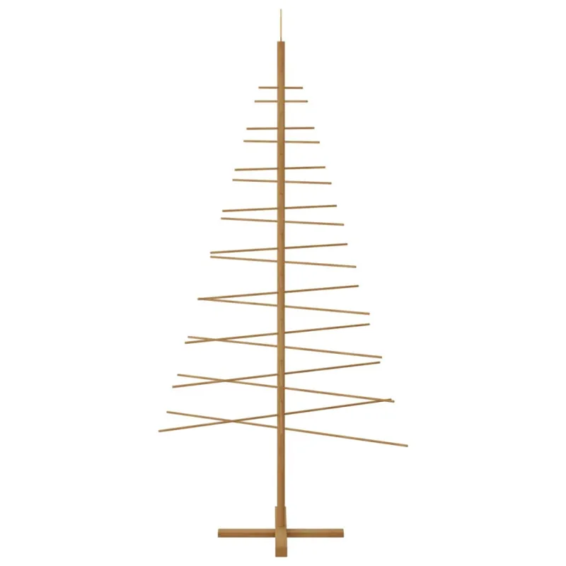 Medinė Kalėdų eglutė s stovu Ruda 210 cm bambukas
