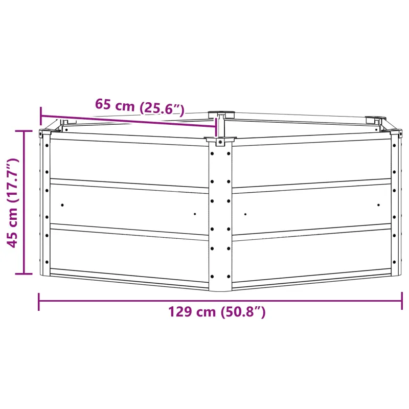 Lovelis Ivory 129 x 129 x 45 cm Plienas
