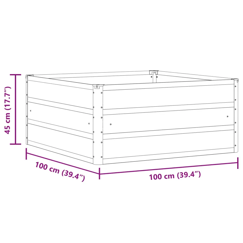 Lovelis Ivory 100 x 100 x 45 cm Plienas