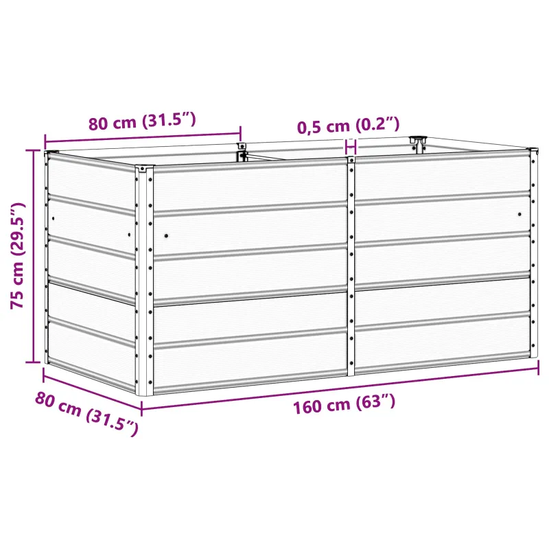 Lovelis Ivory 160 x 80 x 75 cm Plienas