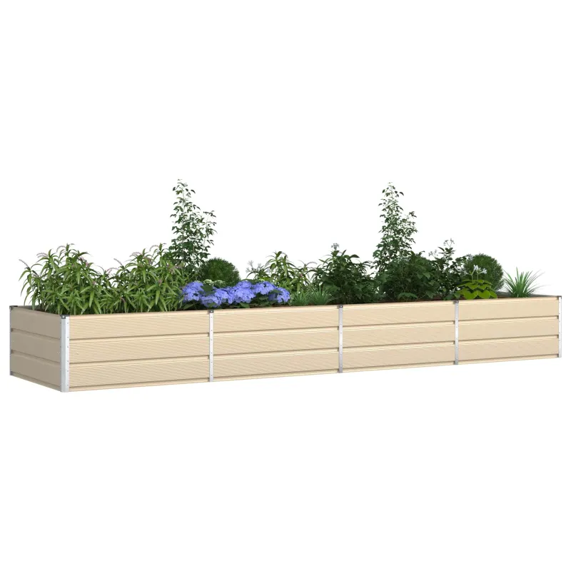 Lovelis Ivory 385 x 100 x 45 cm Cinkuota plienas