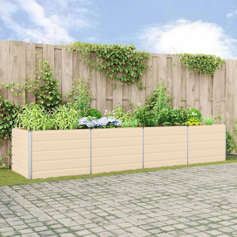 Lovelis Ivory 385 x 100 x 75 cm Cinkuota plienas