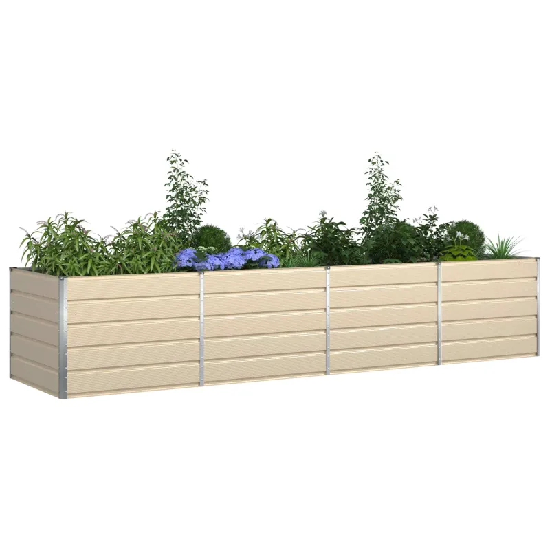 Lovelis Ivory 385 x 100 x 75 cm Cinkuota plienas