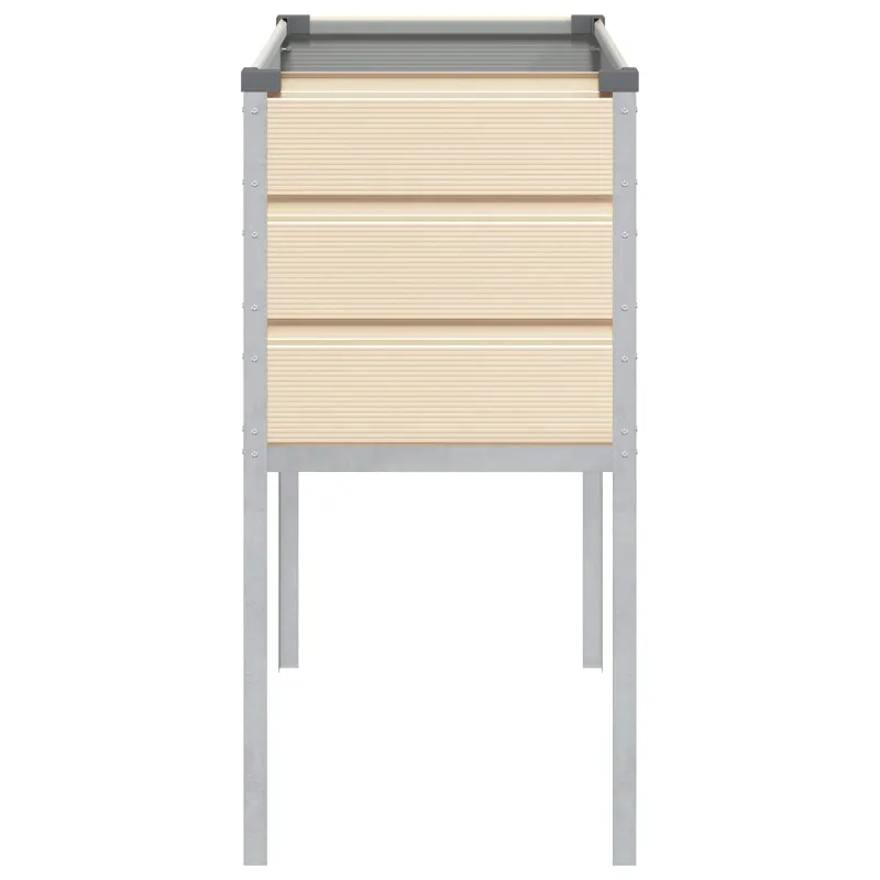 Lovelis Ivory 100 x 45 x 90 cm Cinkuota plienas