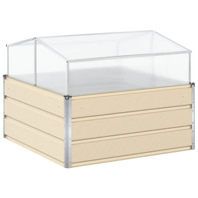 Lovelis Ivory 100 x 100 x 77 cm Cinkuota plienas