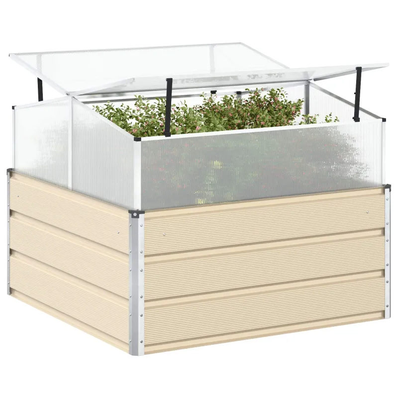 Lovelis Ivory 100 x 100 x 77 cm Cinkuota plienas