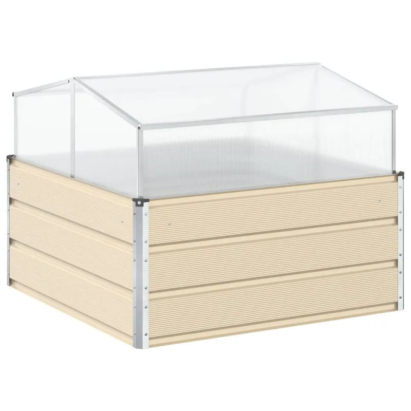Lovelis Ivory 100 x 100 x 77 cm Cinkuota plienas