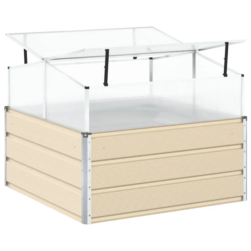 Lovelis Ivory 100 x 100 x 77 cm Cinkuota plienas