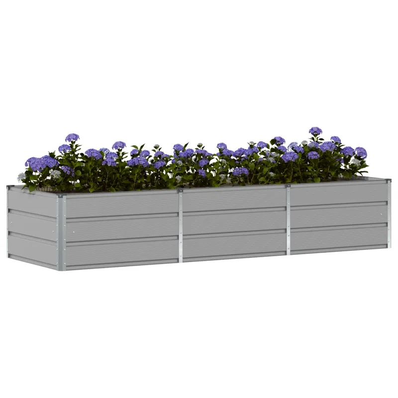 Lovelis Šviesiai pilka 240 x 80 x 45 cm Plienas