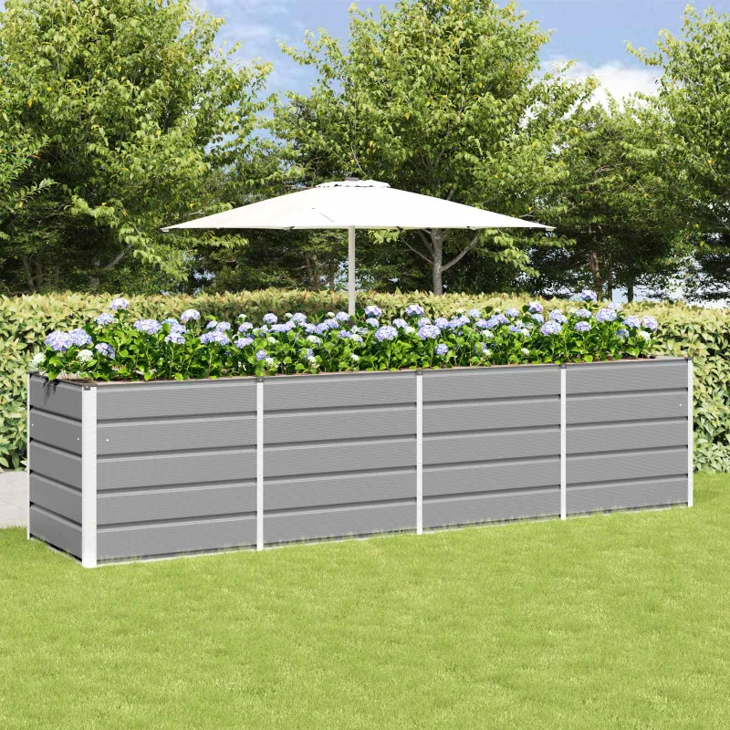Lovelis Šviesiai pilka 320 x 80 x 75 cm Plienas