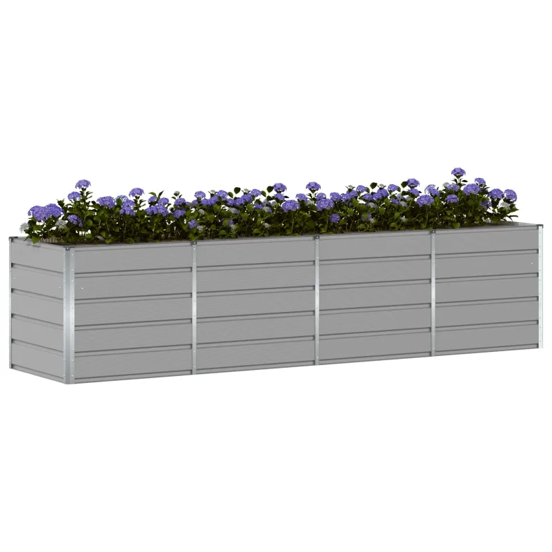 Lovelis Šviesiai pilka 320 x 80 x 75 cm Plienas