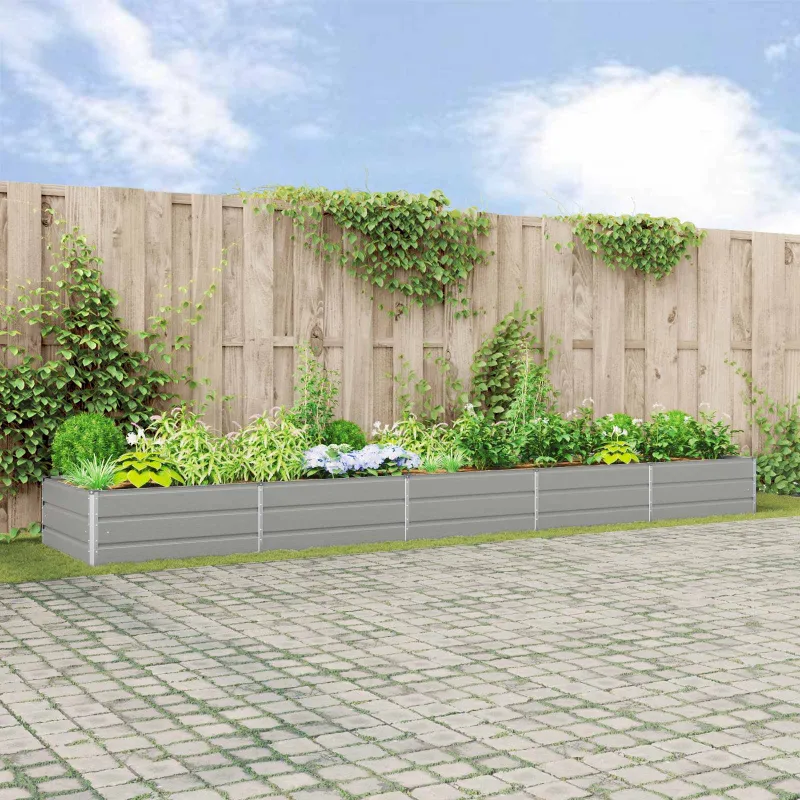Lovelis Šviesiai pilka 480 x 100 x 45 cm Cinkuota plienas