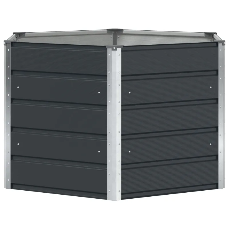 Lovelis Antracitas 129 x 129 x75 cm Plienas