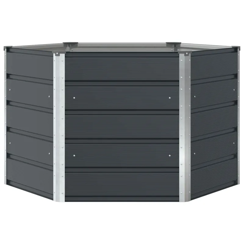 Lovelis Antracitas 129 x 129 x75 cm Plienas