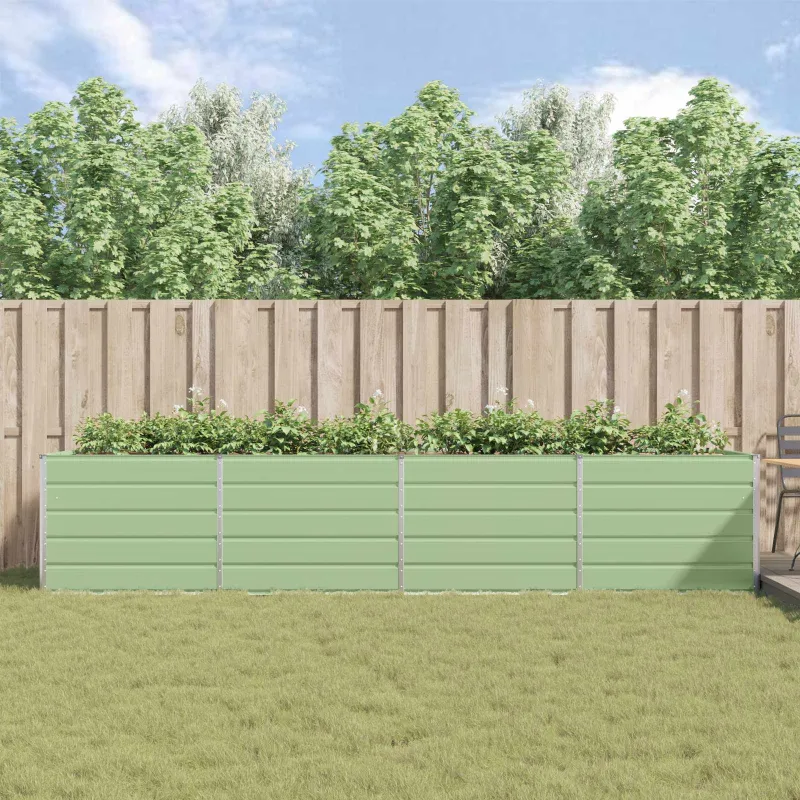 Lovelis Pastelinė žalia 385 x 100 x 75 cm Cinkuota plienas