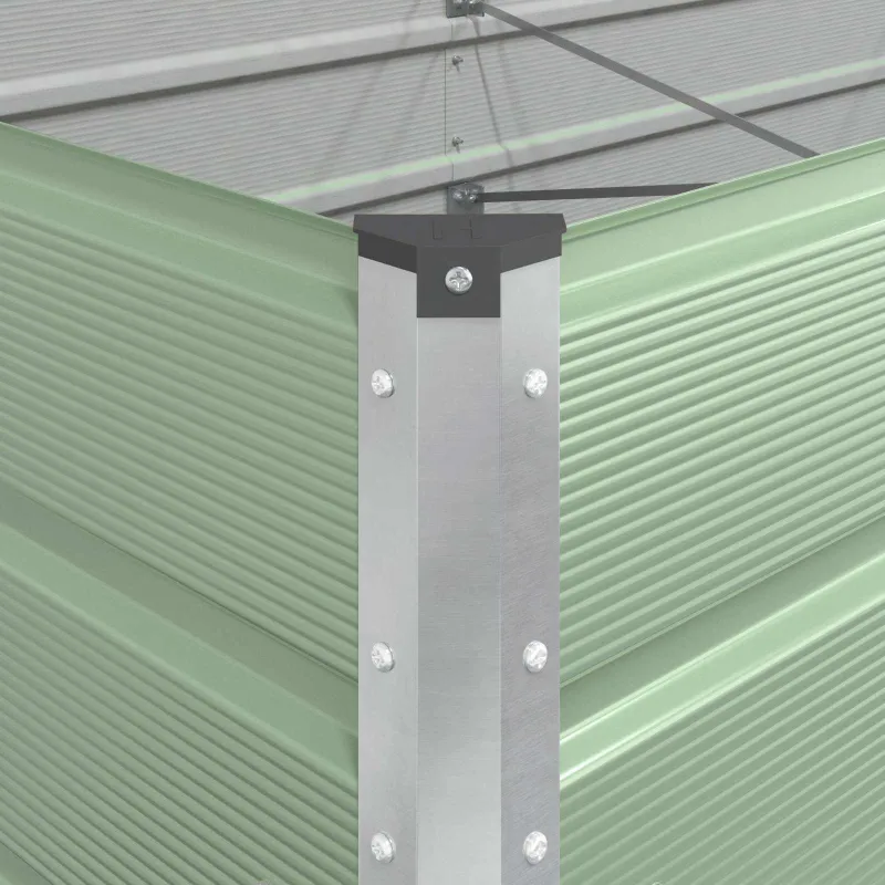 Lovelis Pastelinė žalia 385 x 100 x 75 cm Cinkuota plienas
