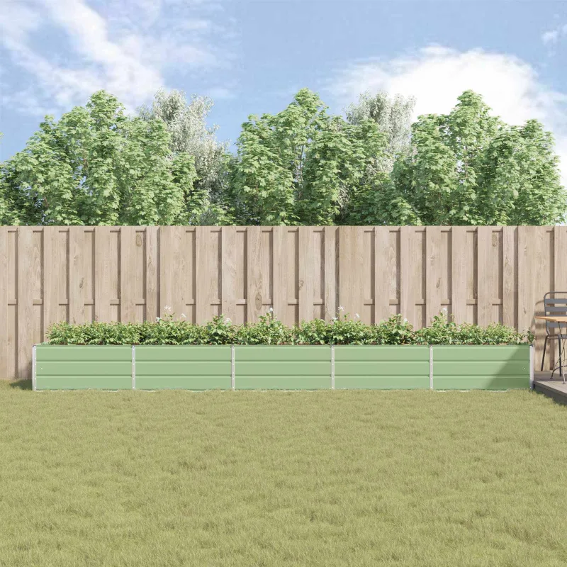 Lovelis Pastelinė žalia 480 x 100 x 45 cm Cinkuota plienas