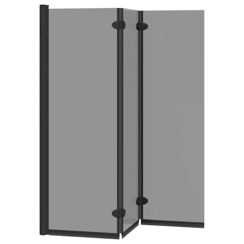 Dušo kabineto uždanga Juoda 130 x 138 cm