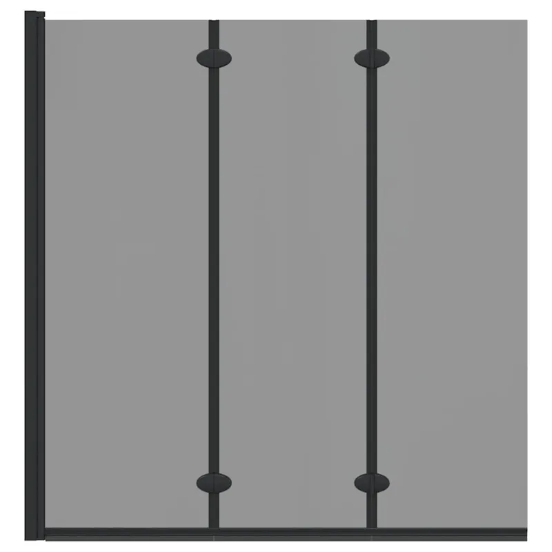 Dušo kabineto uždanga Juoda 130 x 138 cm