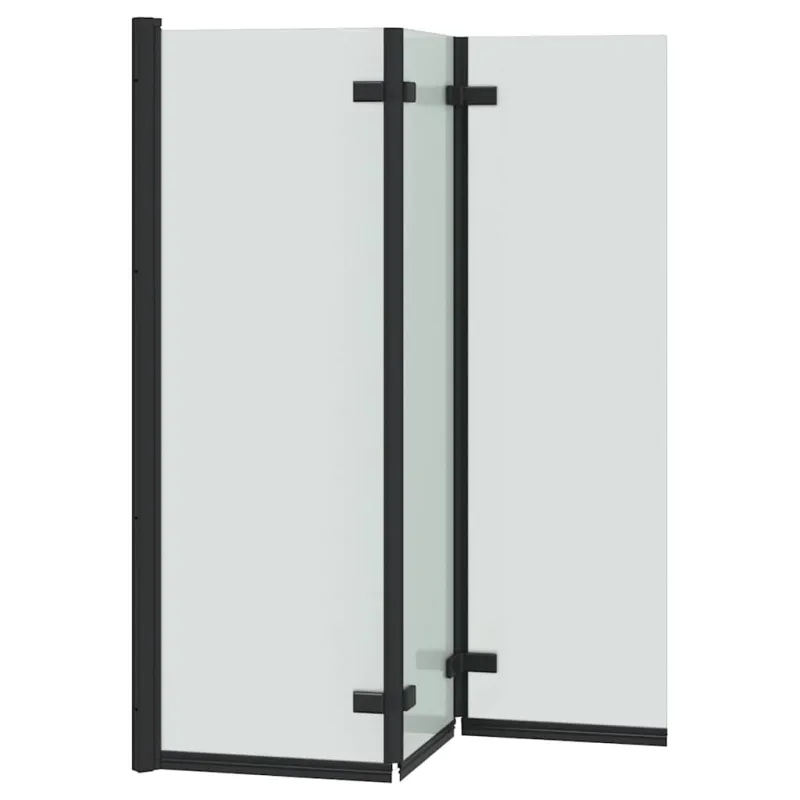 Dušo kabineto uždanga Juoda 130 x 138 cm