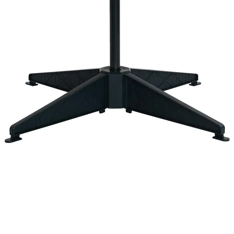 Dirbtinė Kalėdų eglutė su 100 LED s stovu Balta 150 cm PVC