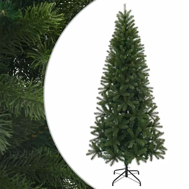 Dirbtinė Kalėdų eglutė s stovu Žalia 240 cm PVC, PE ir plienas