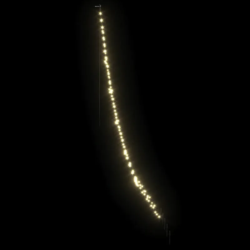 LED Kalėdinė eglutė su žemės kuoleliais Šilta balta 306 cm