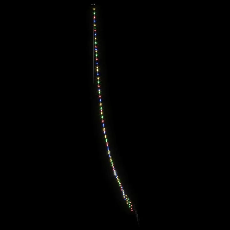 LED Kalėdinė eglutė su žemės kuoleliais Įvairiaspalvis 511 cm