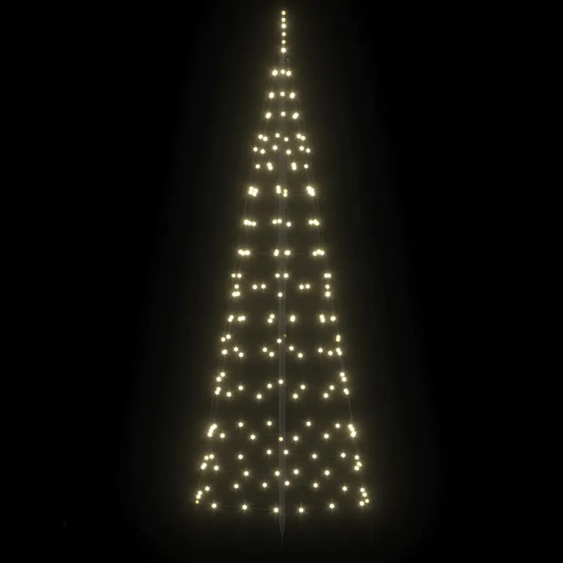 LED Kalėdinė eglutė su žemės kuoleliais Šilta balta 250 cm