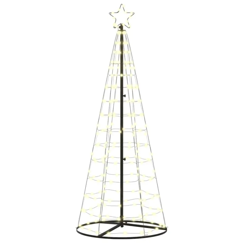 LED Kalėdų medis su 390 LED s stovu Šilta balta 250 cm Geležis