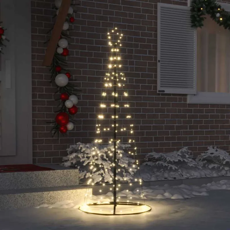 LED Kalėdų medis su 390 LED s stovu Šilta balta 250 cm Geležis