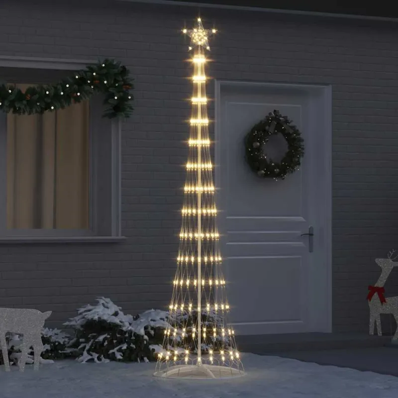 LED Kalėdų medis su 290 LED s stovu Šilta balta 250 cm metalas