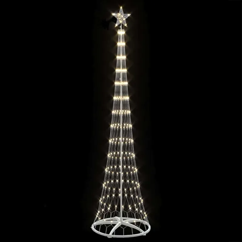LED Kalėdų medis su 290 LED s stovu Šilta balta 250 cm metalas