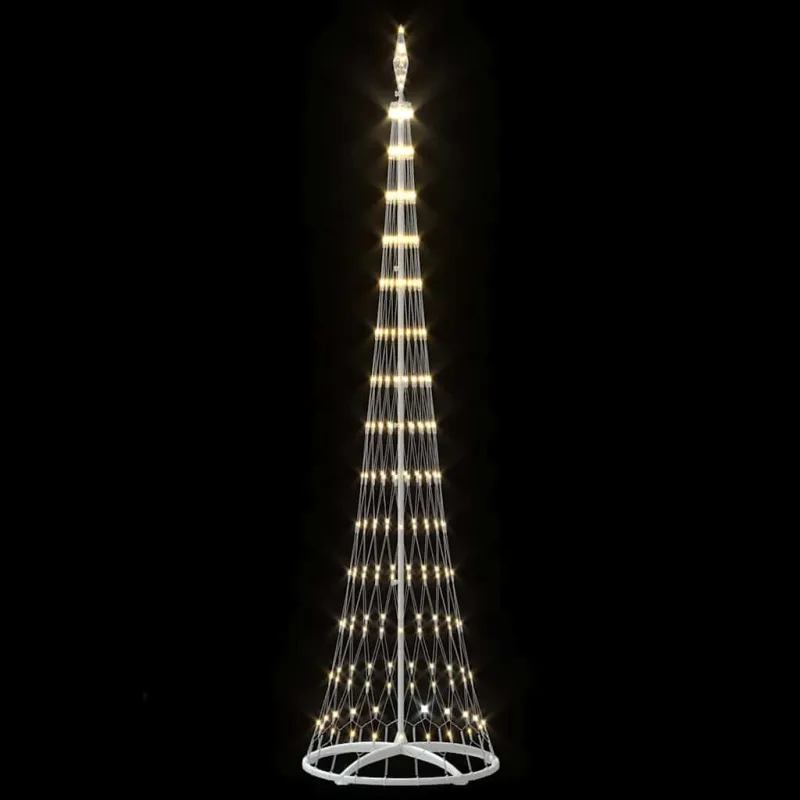 LED Kalėdų medis su 290 LED s stovu Šilta balta 250 cm metalas