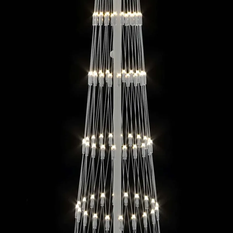 LED Kalėdų medis su 290 LED s stovu Šilta balta 250 cm metalas