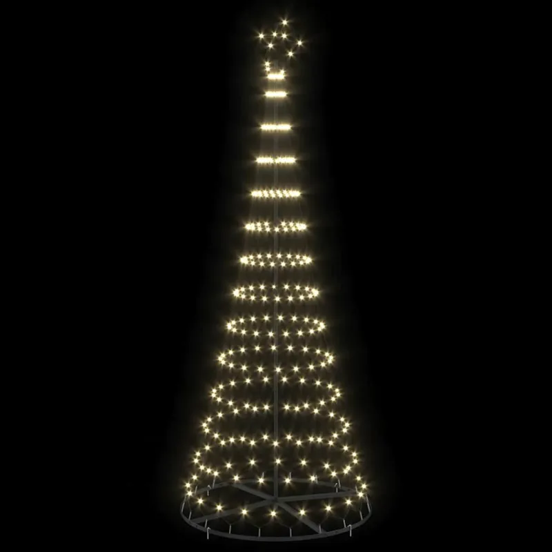LED Kalėdų medis su 295 LED s stovu Šilta balta 250 cm metalas