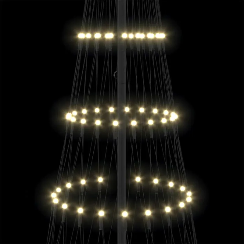 LED Kalėdų medis su 295 LED s stovu Šilta balta 250 cm metalas