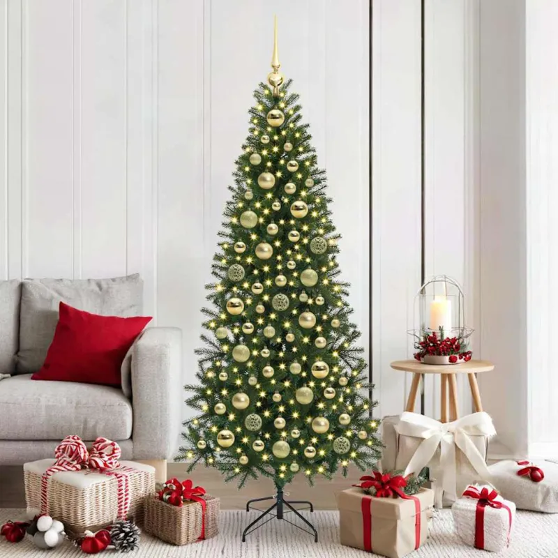 Kalėdinių Kraitės Rinkinys su 300 LED 120 pcs Auksinė Plastmasė
