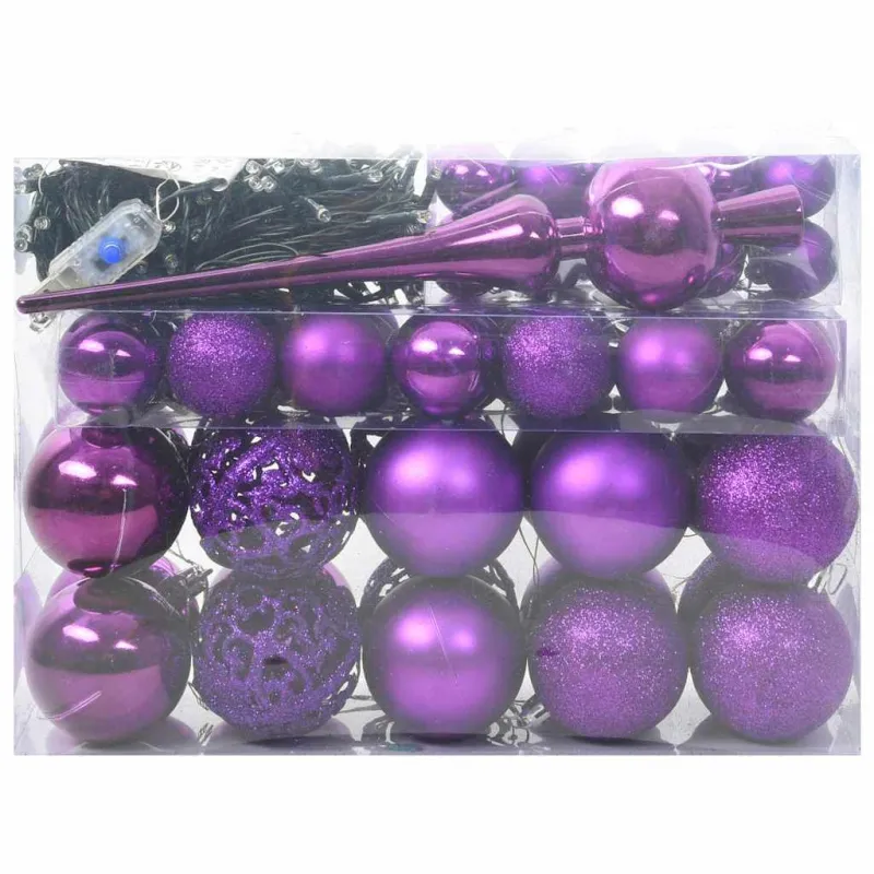Kalėdinių Kraitės Rinkinys su 150 LED 61 pcs Alyvos Plastmasė