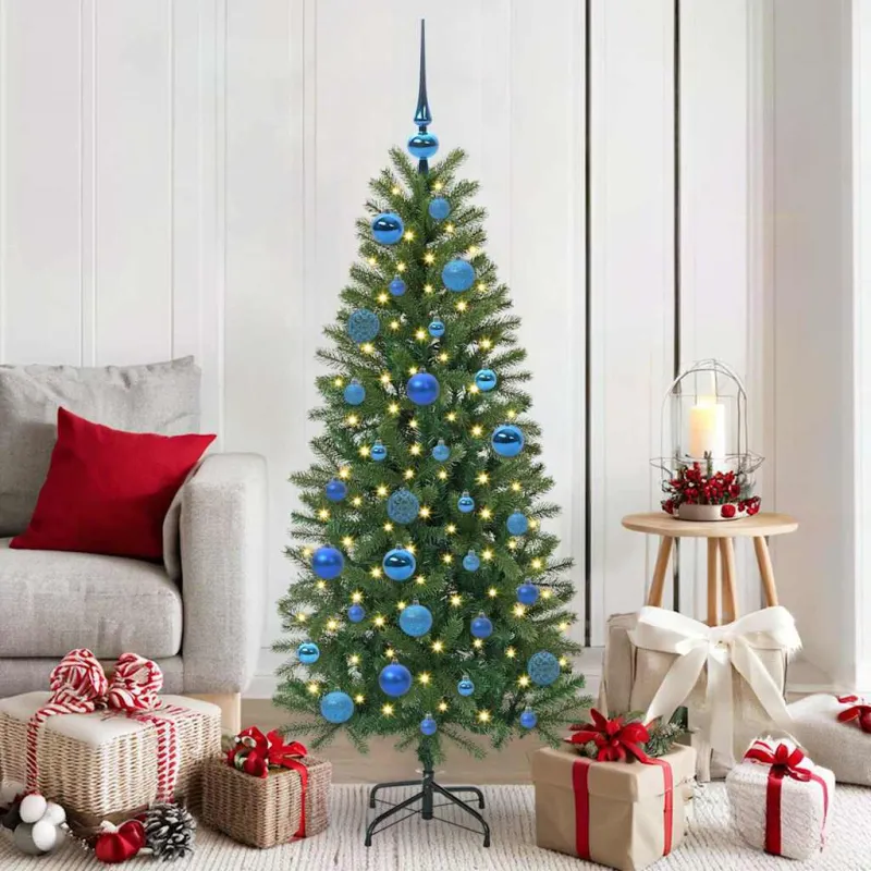 Kalėdinių Kraitės Rinkinys su 150 LED 61 pcs Mėlyna Plastmasė