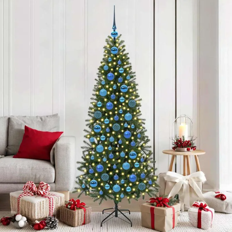 Kalėdinių Kraitės Rinkinys su 300 LED 120 pcs Mėlyna Plastmasė