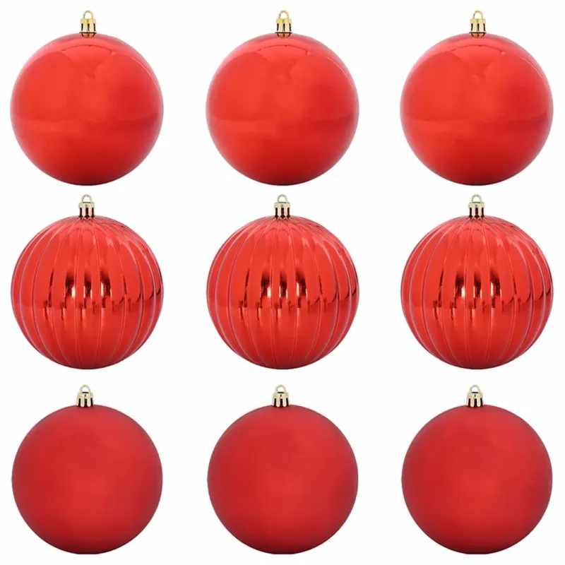 Kalėdų Burbulų Rinkinys XL 9 pcs Raudona Plastmasė