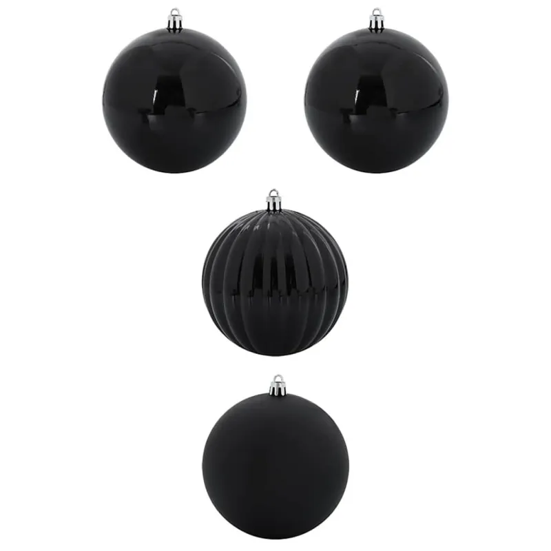 Kalėdinis Kabinamas Rinkinys XXL 4 pcs Juoda Plastmasė