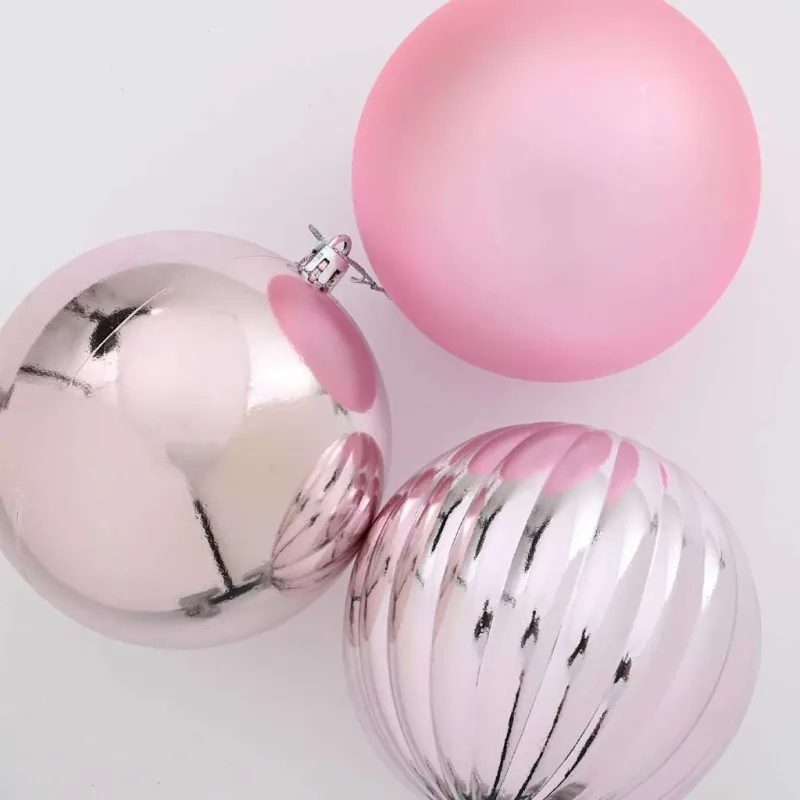 Kalėdų Ornamento Rinkinys XL 15 pcs Rožinė Plastmasė