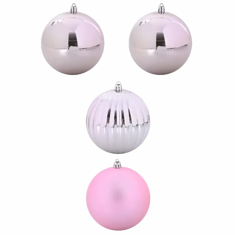 Kalėdinis Kabinamas Rinkinys XXL 4 pcs Rožinė Plastmasė