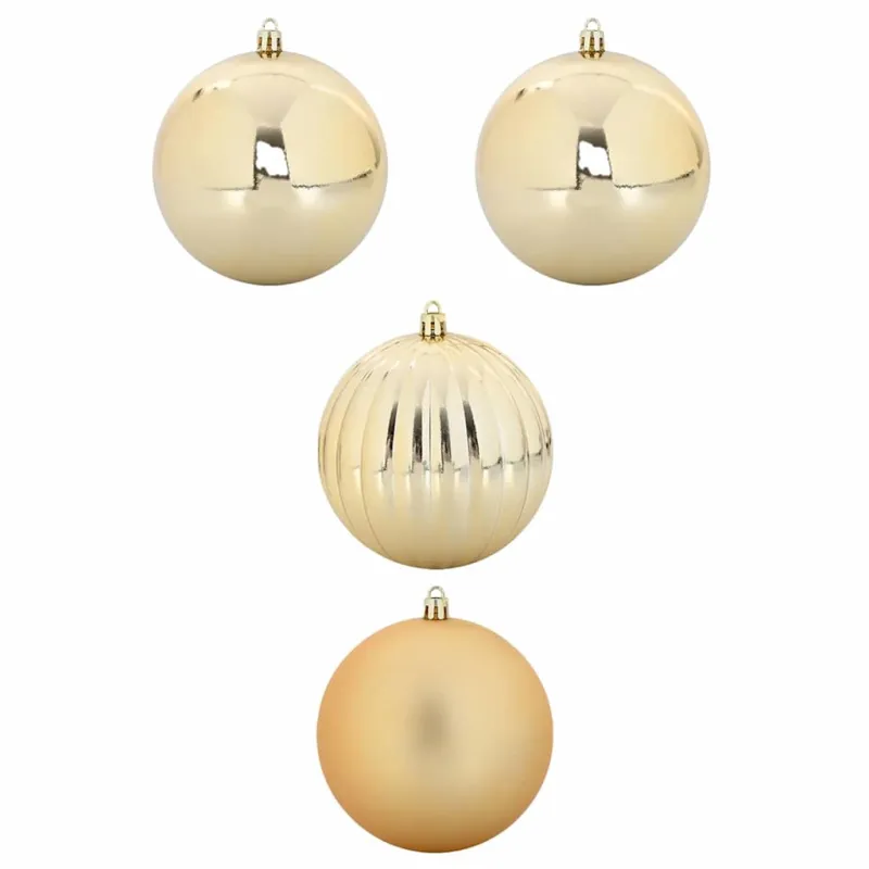 Kalėdinės Teppinėrų rinkinys XXL 4 pcs Auksinė Plastmasė