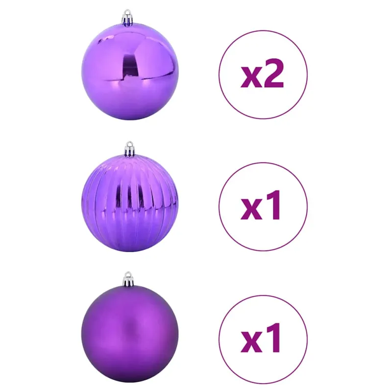 Kalėdinis Kabo Set XXL 4 pcs Alyvos Plastmasė