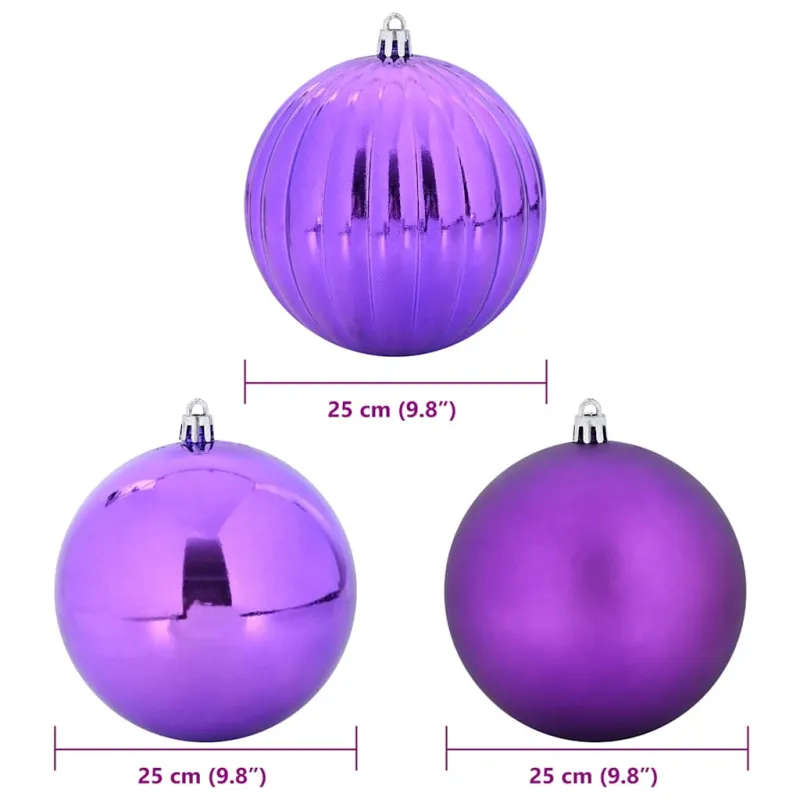 Kalėdų Kankorėžiai XXL 3 pcs Alyvos Plastmasė