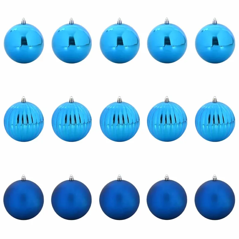 Kalėdų Burbulų Rinkinys XL 15 pcs Mėlyna Plastmasė